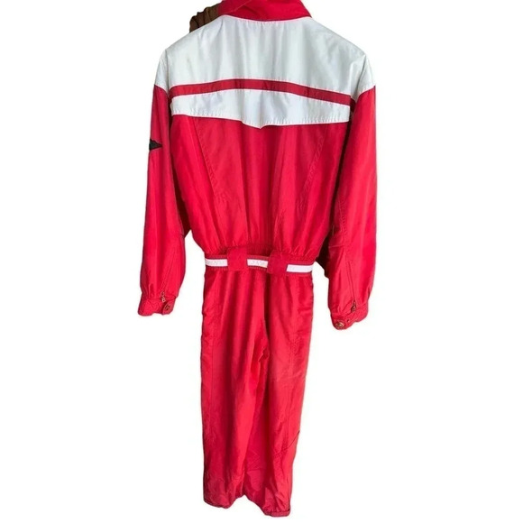 Bogner Red Long Sleeve Front Zipper USA Made Snow Bunting Ski Suit Size 6 - Picture 4 of 10